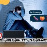 Perempuan sedang terduduk sambil menyembunyikan wajahnya, sebagai ilustrasi korban KBGO,