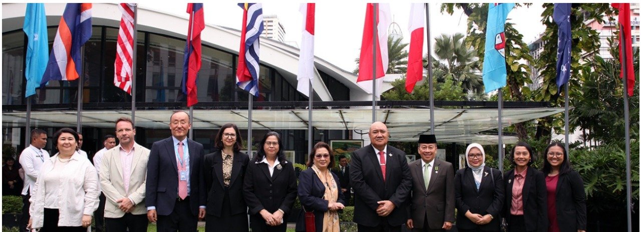 Bendera Indonesia resmi berjejer dengan negara-negara WPRO lainnya