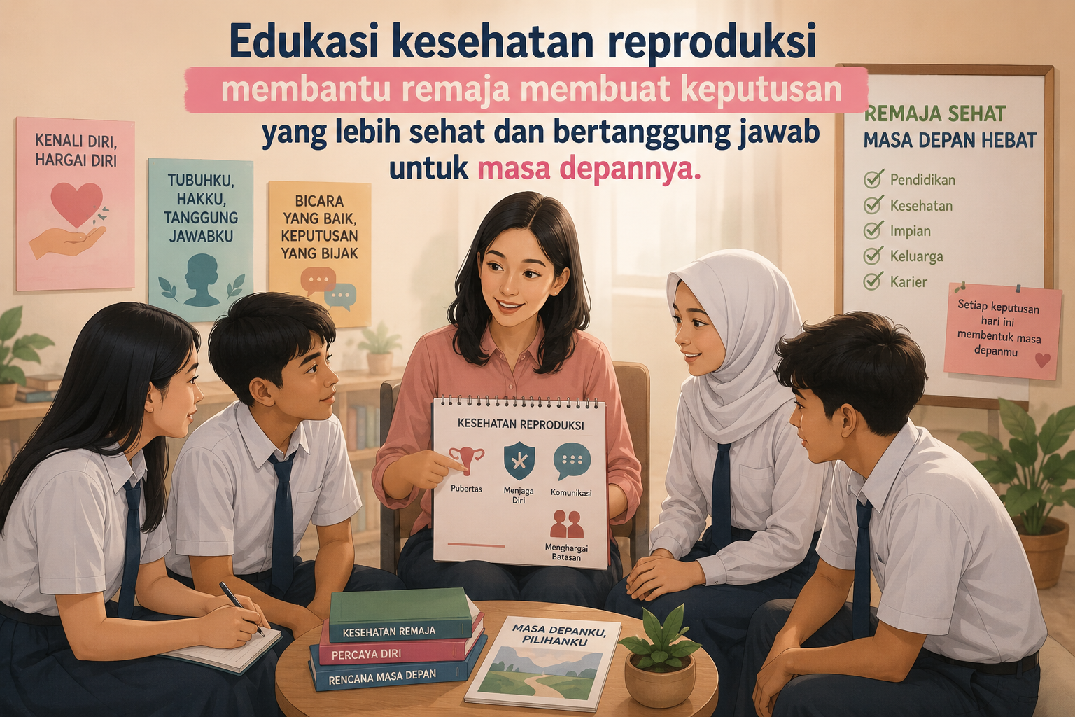 Edukasi Kesehatan Reproduksi Membantu Remaja