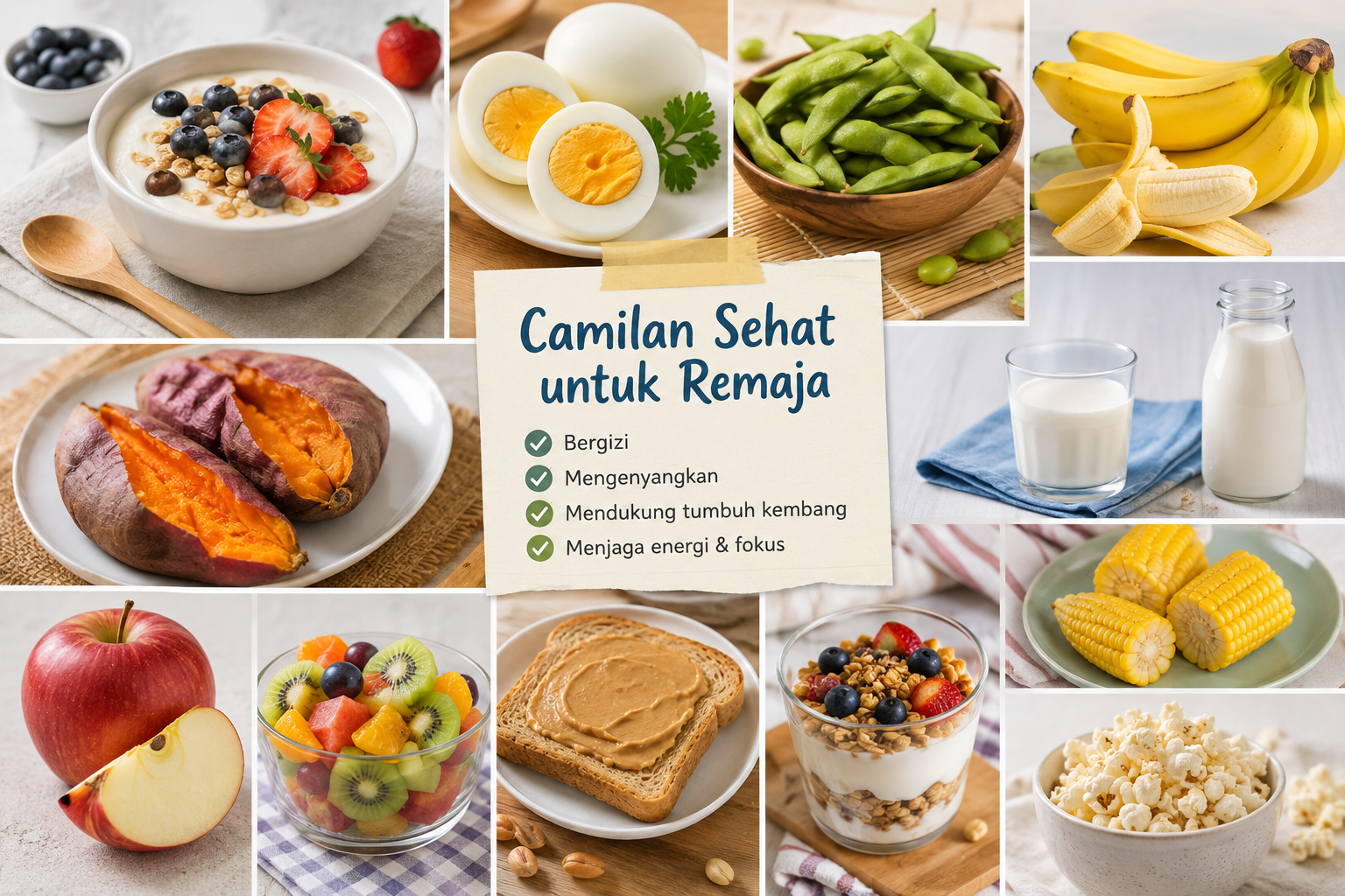 camilan sehat untuk remaja